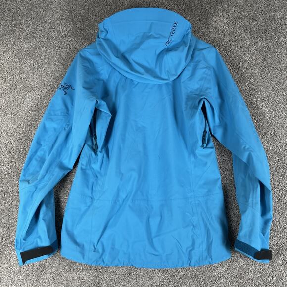 Arcteryx Sentinel Jacket Womens S Electric Blue Goretex Softshell Weatherproof - Picture 2 of 14